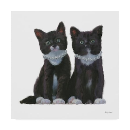 Emily Adams 'Cutie Kitties Iv' Canvas Art,14x14